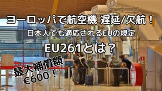 EU圏内でフライトキャンセル!EU261法に基づく補償を個人で請求してみる
