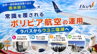世界一周特典航空券で巡る南米旅⑰ 常識を覆されるボリビア航空の運用 ラパスからウユニ塩湖へ